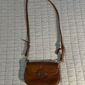Tory Burch Tan Leather Crossbody Bag